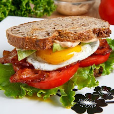 Avocado BLT with Fried Egg And Chipotle Mayo
