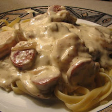 Commander's Shrimp & Andouille Sausage With Creole Mustard