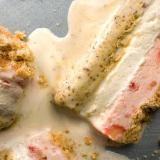 Pistachio-Strawberry Ice Cream Cake Recipe
