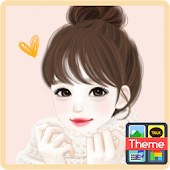 헷지 두근두근 카카오톡 테마 - iConnect