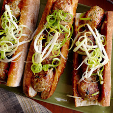 Asian Meatball Subs With Hoisin Mayonnaise
