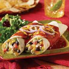 Fiesta Chicken and Black Bean Enchiladas