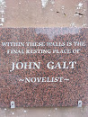 Plaque Making The Resting Place Of John Galt