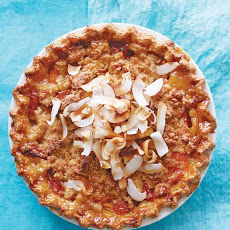 Apricot Pie with Coconut Crumble