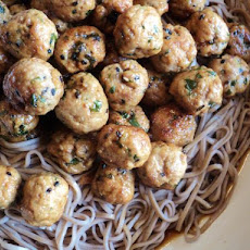 Asian-Inspired Meatballs and Spaghetti