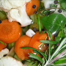 Pressure Cooker Vegetable Stock