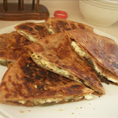 Chicken Souvlaki Quesadilla