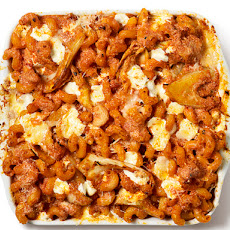Baked Cavatappi With Artichokes and Fennel