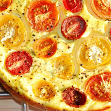 Ricotta, Tomato and Basil Torte