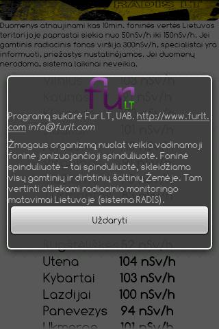 【免費天氣App】Radiation monitoring Lithuania-APP點子