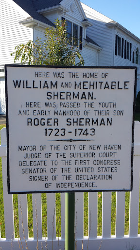 Home Site Of Roger Sherman 1723-1743