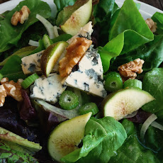 Mixed Autumn Greens, Figs, Fennel, Walnuts and Blue Cheese with Honey Vinaigrette