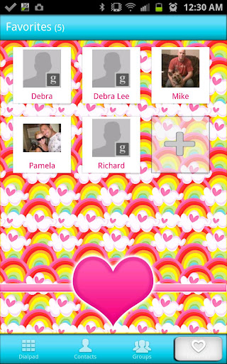 免費下載個人化APP|GO CONTACTS - Hearts N Rainbow app開箱文|APP開箱王