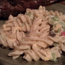 Cheddar Dill and Veggie Pasta Salad