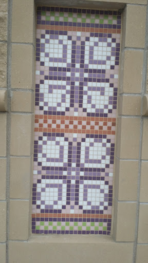 Purple Columbine Tile Art