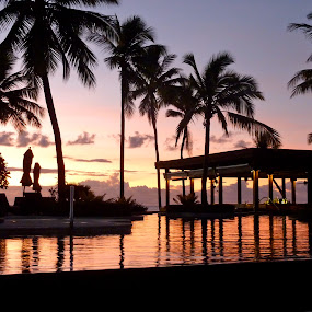Fijian Sunset by Jason Kiefer - Landscapes Waterscapes
