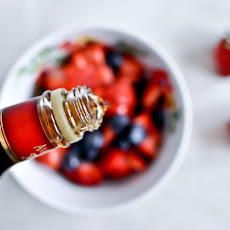 Boozy Strawberry Blueberry Vanilla Bean Shortcakes