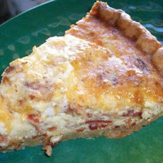 Easy Cheesy Bacon Quiche