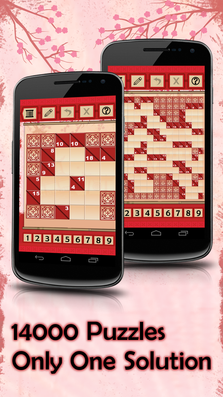 Android application Kakuro Puzzles screenshort