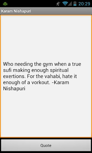Sayings of Karam Nishapuri