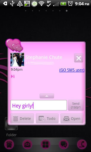 【免費個人化App】GO SMS - Be My Valentine-APP點子