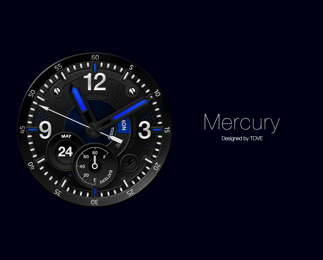    Mercury watchface by Tove- screenshot  