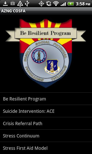 AZNG Be Resilient Program