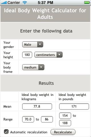 Nutritional Calculators