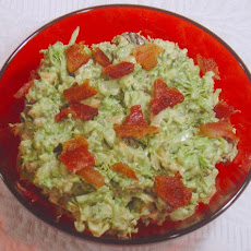 Curried Broccoli Salad with Bacon and Cashews