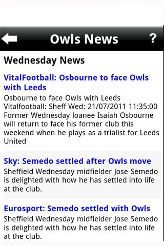 Sheffield Wednesday News