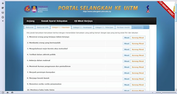 How to install Aplikasi Ujian Minat Kerjaya 0.1 unlimited apk for pc