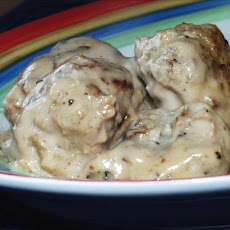 My Very Own Turkey Meatballs and Gravy