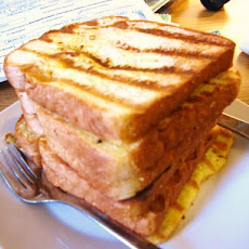 Griddled Egg White French Toast for One on George Foreman Grill