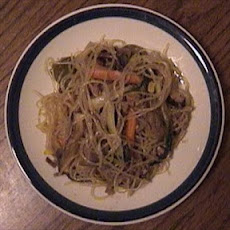 Korean Beef & Vegetables with Noodles - Chap Jae