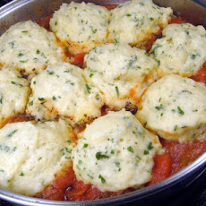 Stewed Tomatoes and Dumplings