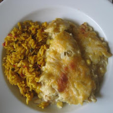 Best, Easiest & Low Fat! Chicken Verde Enchiladas