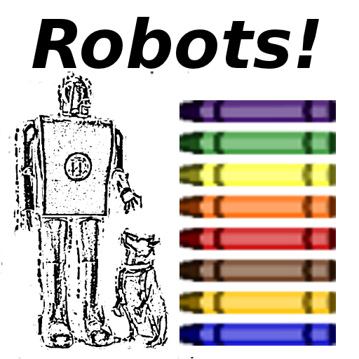 Robots! Coloring Book LOGO-APP點子