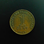 1 Cent, Malaya and British Borneo, 1962, obverse.