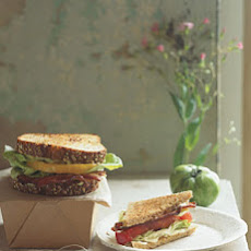 Avocado Blts on Toasted Oatmeal Bread