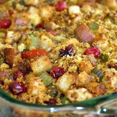 Sausage, Cranberry, and Corn Bread Stuffing