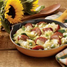 Kielbasa Cabbage Skillet