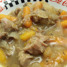 A Taste of Fall Crock Pot Pork Stew