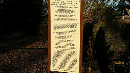 Anthem Park Rules and Regulations