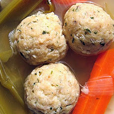 Golden Chicken Soup With Matzo Balls