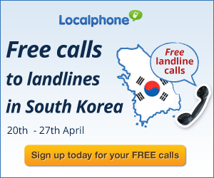 free calls to South korea, call Korea