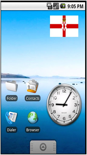 Ulster Banner Sticker Widget