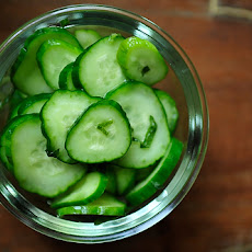 Quick Cucumber and Shiso Pickles