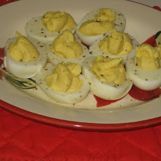 4-Pepper Deviled Eggs(Alton Brown)