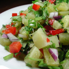 Pineapple and Coriander Salsa