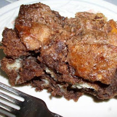 Sugar Topped Chocolate Bread Pudding